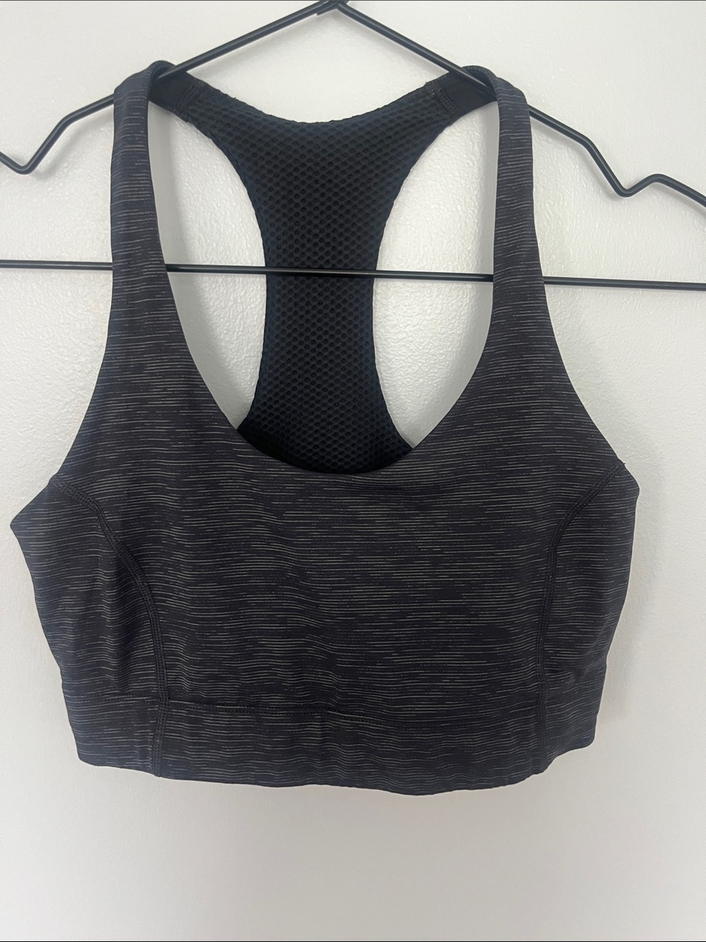 Outdoor Voices Women’s Black Racerback Sports Bra - Comfortable Support